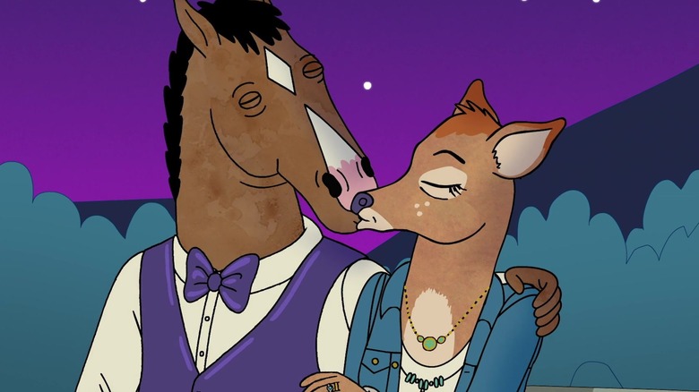 BoJack and Charlotte kiss