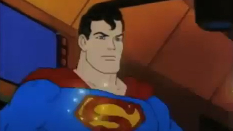 Animated Superman impervious to bullets