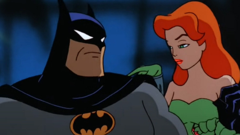 Animated Poison Ivy and Batman