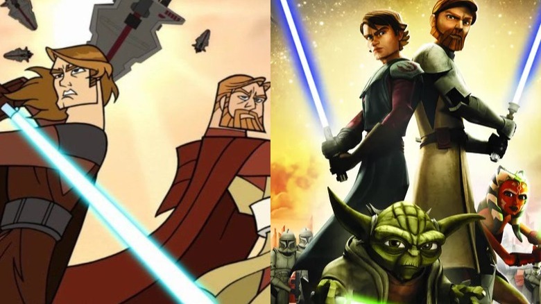 Animated Clone Wars series heroes