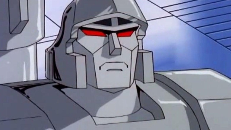 Megatron frowning seriously