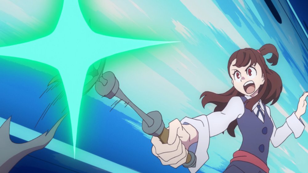 Scene from Little Witch Academia