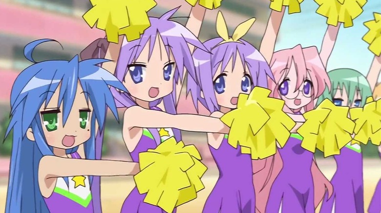 Lucky Star cast cheerleading