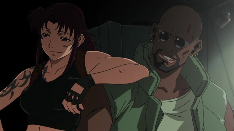 Revy leaning on Dutch