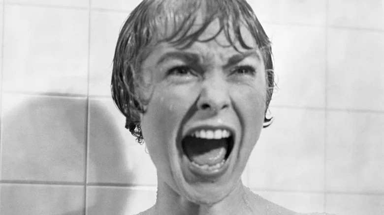 Marion Crane screams in shower