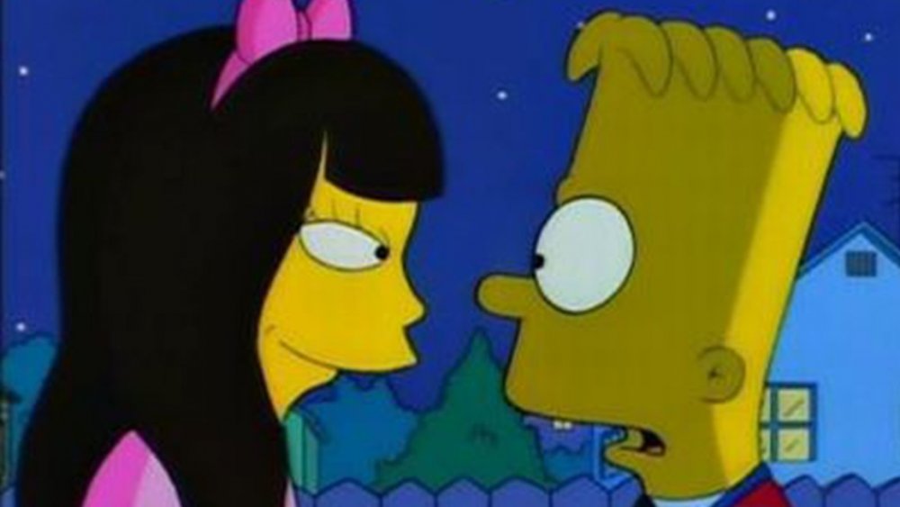 Bart Simpson and Jessica Lovejoy in "Bart's Girlfriend" from The Simpsons