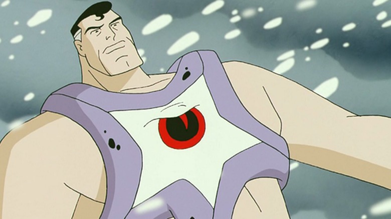 Starro controlling Superman in snow