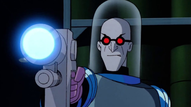 Mr. Freeze fires a gun