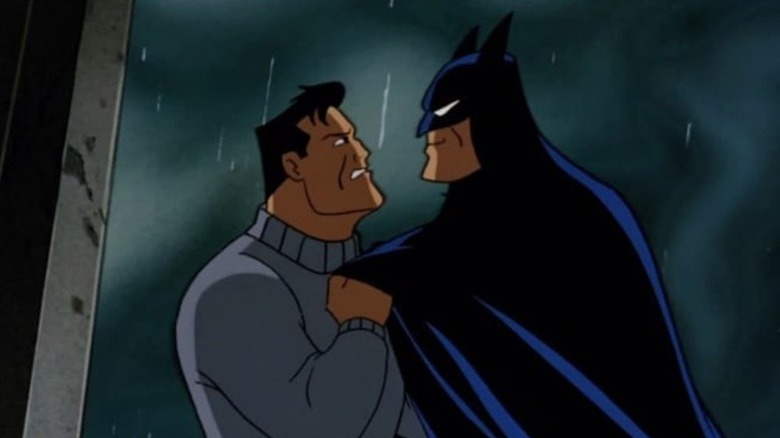 Batman fights Bruce Wayne