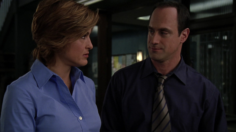 Benson and Stabler looking at each other