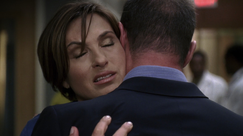 Benson hugging Stabler