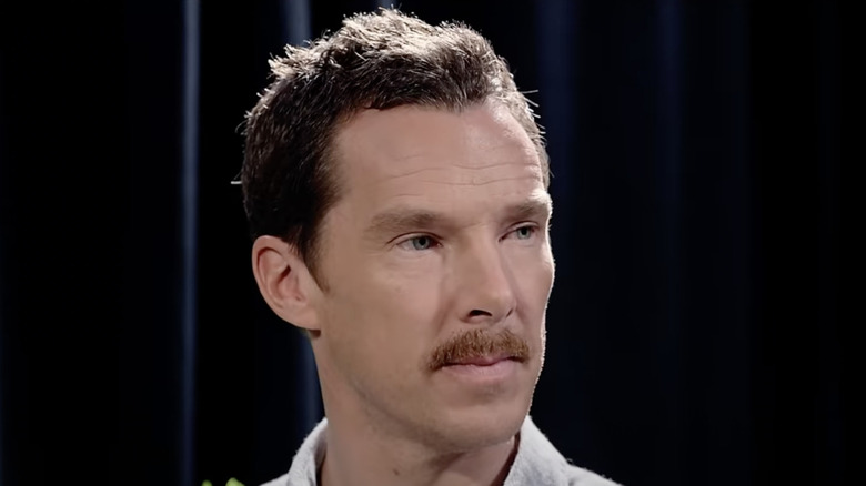 Benedict Cumberbatch moustache Between Two Ferns