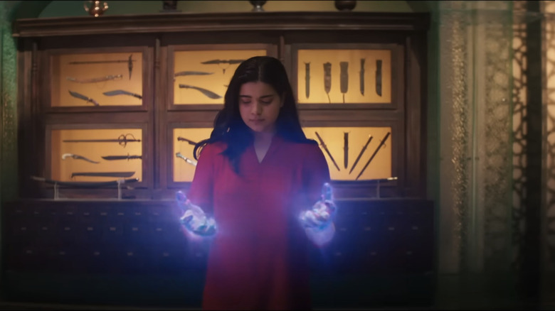 Ms. Marvel's glowing hands