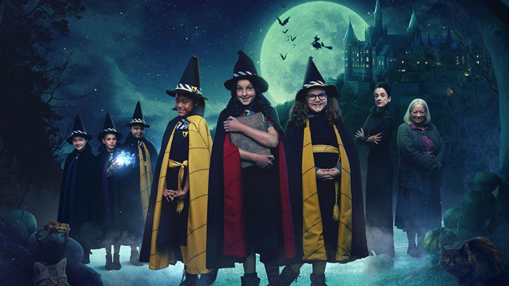 Promo art of the cast of The Worst Witch