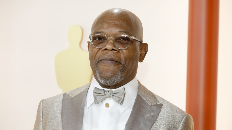 Samuel L. Jackson smiling