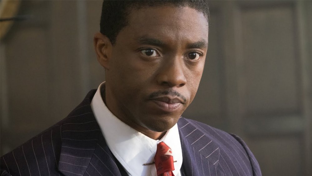 Chadwick Boseman as Thurgood Marshall in Marshall