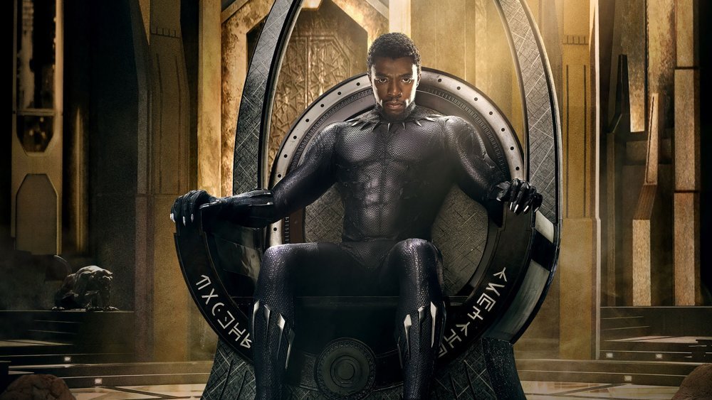 Chadwick Boseman as King T'Challa in Black Panther