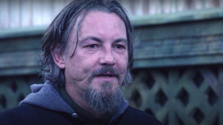 Chibs smiling in Sons of Anarchy