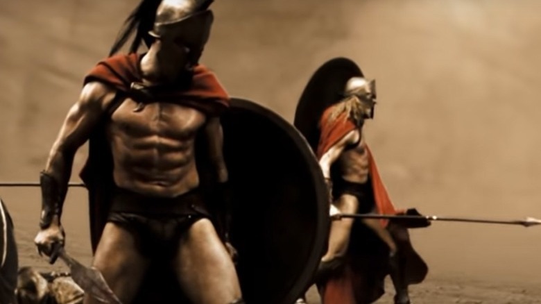 Leonidas fighting