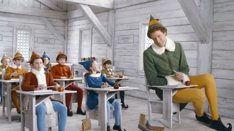 Buddy sitting in elf class