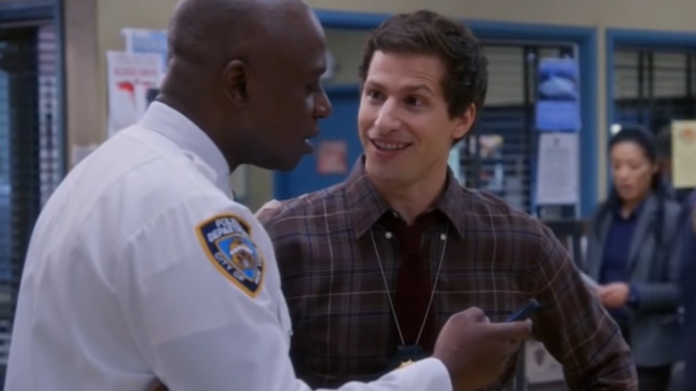 Andre Braugher and Andy Samberg in Brooklyn Nine-Nine