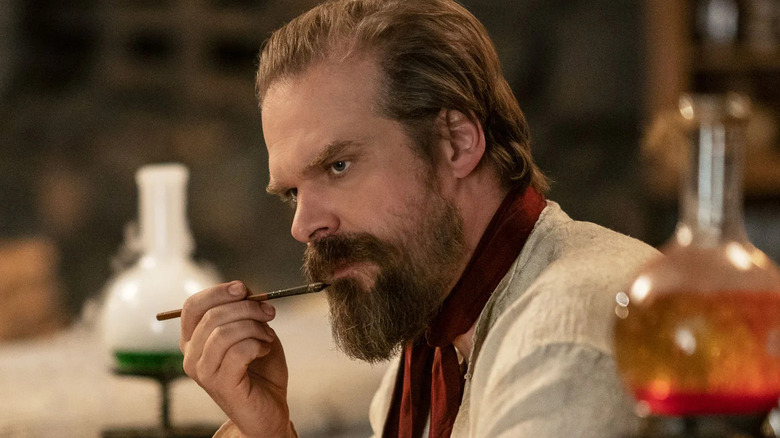 David Harbour III looking pensieve