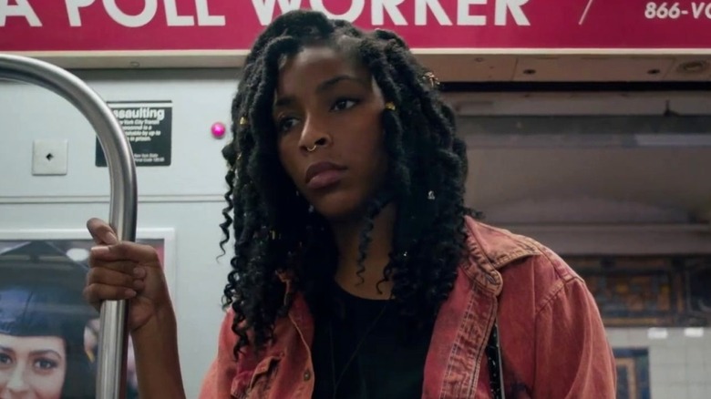 Jessica James on the subway