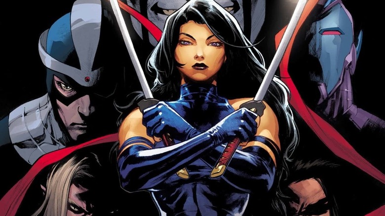 Psylocke with swords