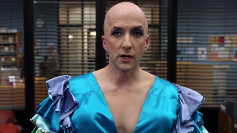 Dean Pelton in costume