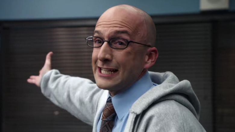 Dean Pelton gestures