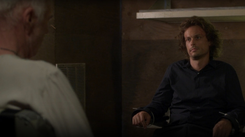 Merva talks with Spencer Reid in Criminal Minds