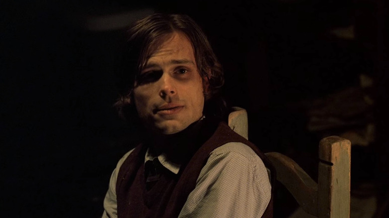 Dr. Spencer Reid looking scared.