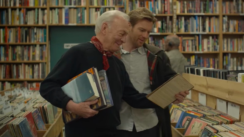 Oliver and Hal shopping for books