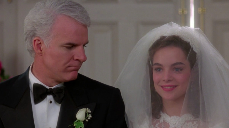 George Banks walks daughter down the aisle