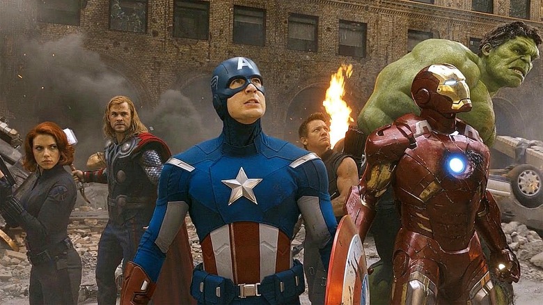 Standing with the Avengers