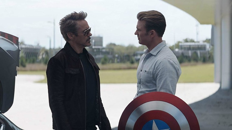 Tony meets Steve again Avengers: Endgame