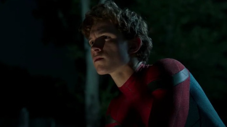 Peter Parker observing