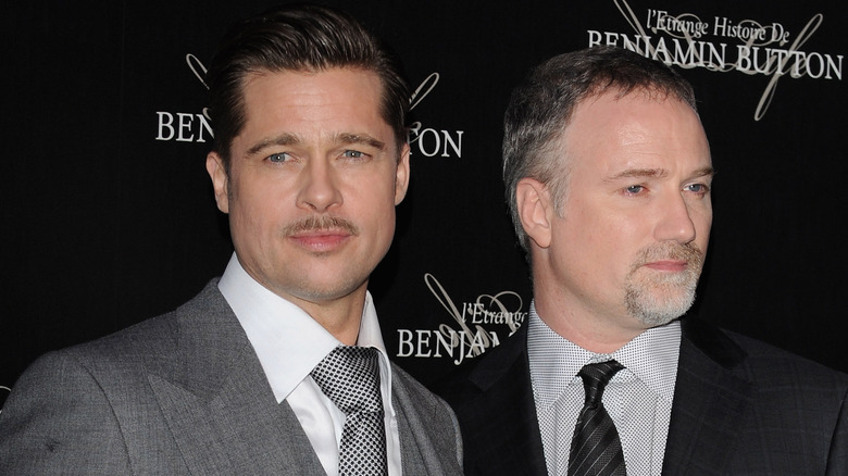 David Fincher and Brad Pitt together