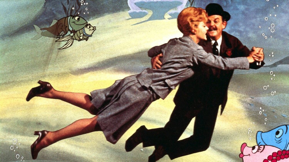 Angela Lansbury and David Tomlinson dance under the sea in Bedknobs and Broomsticks