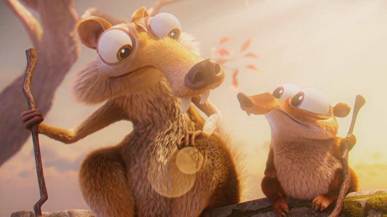 Scrat with his child