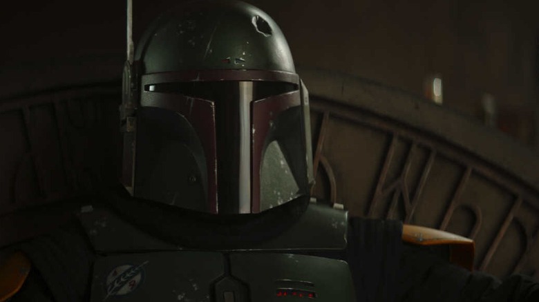 Boba Fett wearing bounty hunter armor