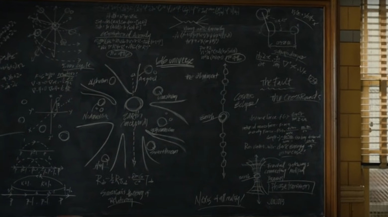 Dr. Eric Selvig's chalkboard scribbles