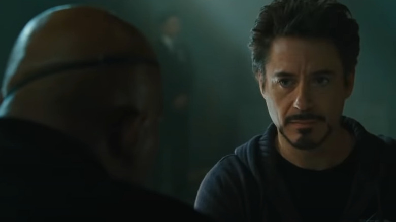 Nick Fury and Tony Stark