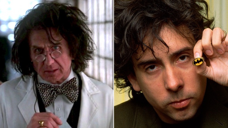 René Auberjonois and Tim Burton