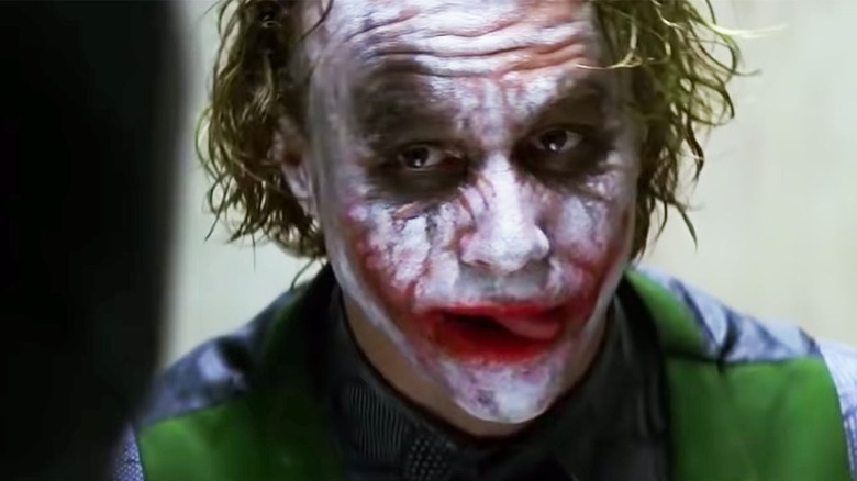 Heath Ledger licking lips