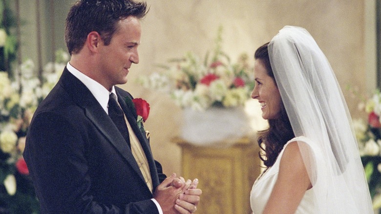 Chandler and Monica getting married