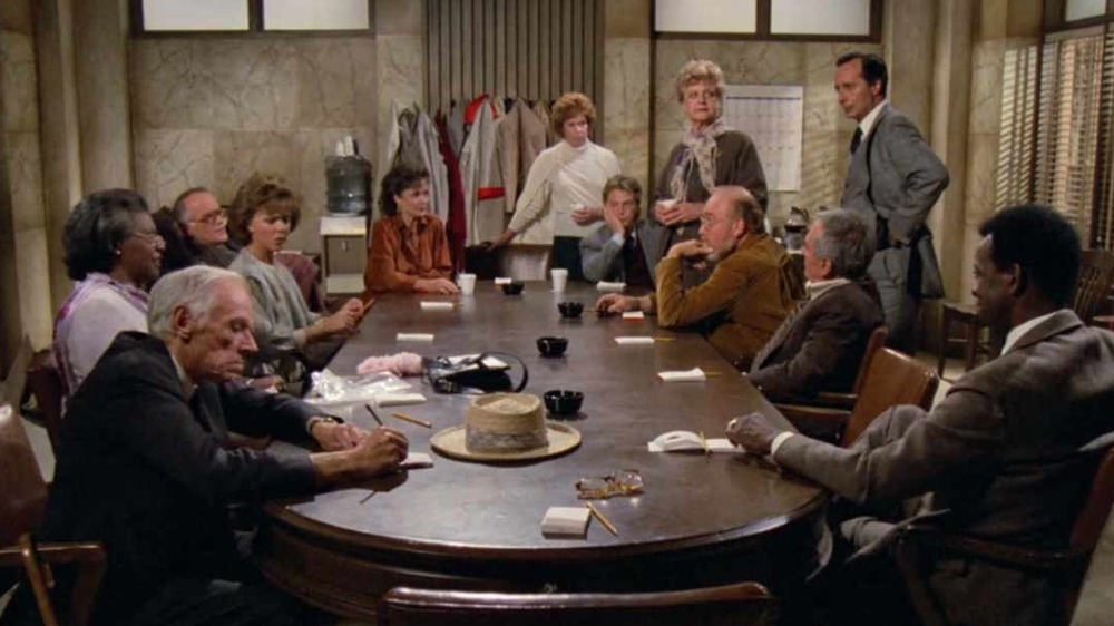 Jessica Fletcher does jury duty in Murder, She Wrote