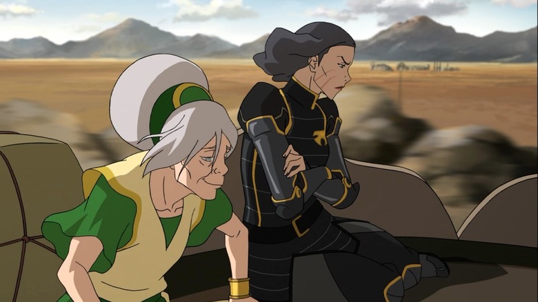 Toph and Lin Beifong