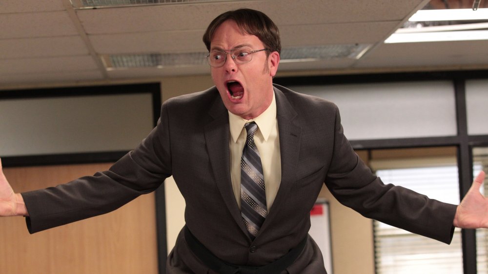 Dwight Schrute screaming