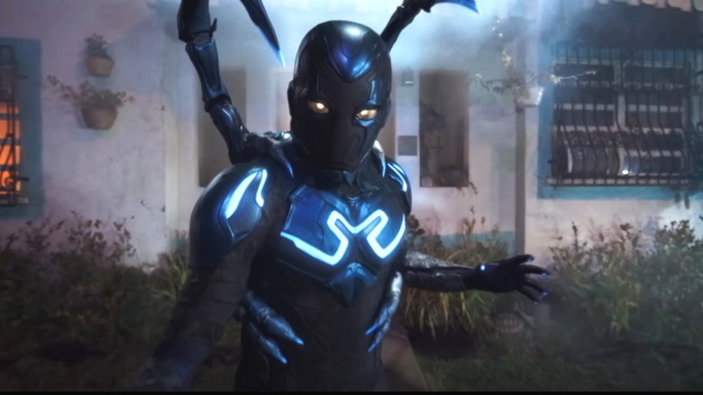 Blue Beetle standing